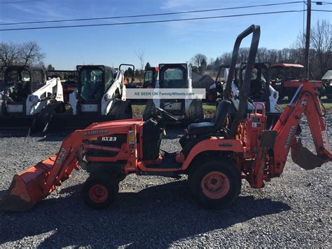 Kubota Bx23 4x4 Compact Tractor Loader Backhoe