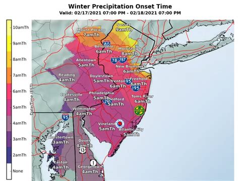Nj Weather Winter Storm Warnings Issued Across Most Of State With