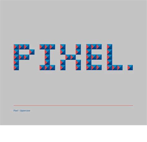 Pixel - Typeface design on Behance | Typeface design, Typeface, Design