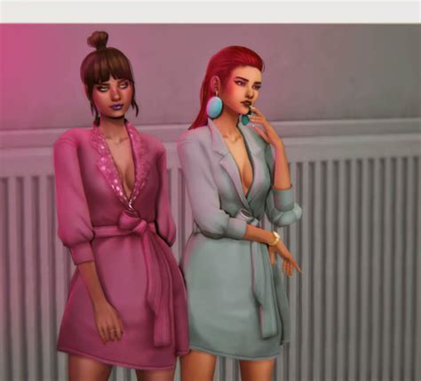 Sims 4 Maxis Match Flirty Dress The Sims Book