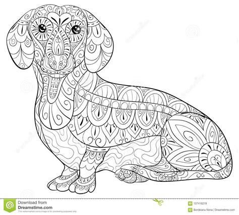 Printable Coloring Pages Of Dachshunds Athenaechuber