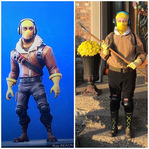 My Son Decided Over The Weekend He Wanted To Be Raptor For Fortnite