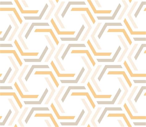 Premium Vector A Geometric Pattern With White And Yellow Hexagons