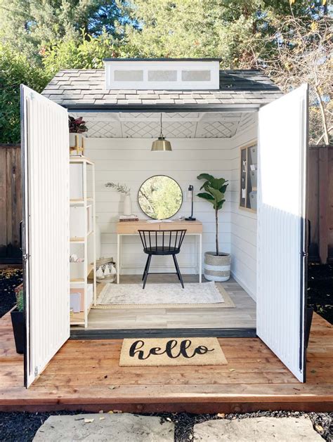 Home Office Shed Transformation The Home Depot