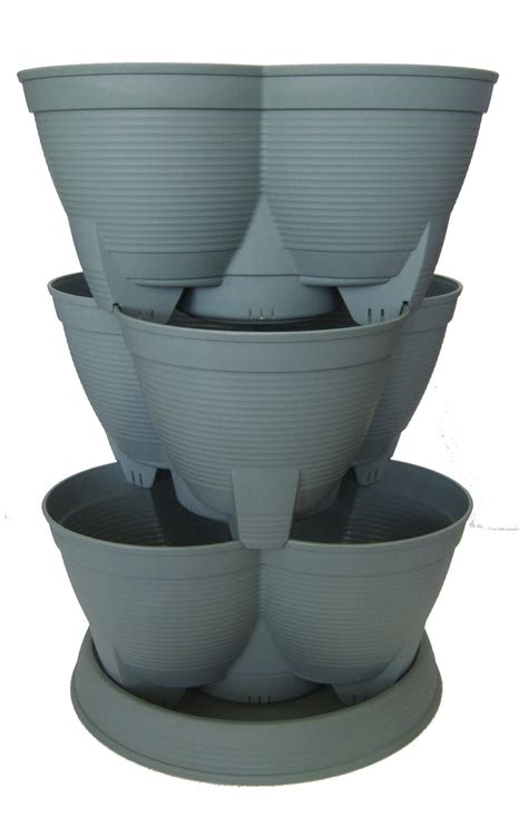 Stackable Planter Extra Large Stackapots Maxi Sized Stacking Tubs