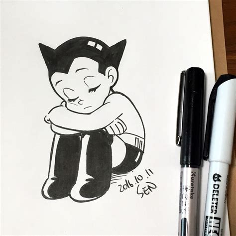 Aaahgg Astro Boy Astro Marker Drawing