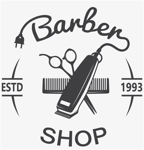 Barbershop Vector Clippers Barber Logo Free Transparent PNG