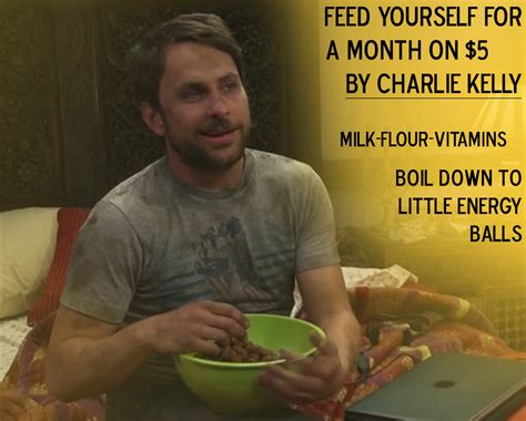 Great memorable quotes and script exchanges from the it's always sunny in philadelphia, season 5 movie on quotes.net. Always Sunny Charlie Day Quotes. QuotesGram