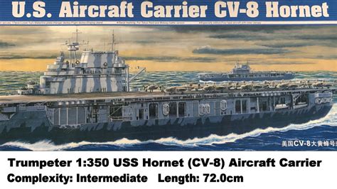 Large Scale Trumpeter 1 350 USS Hornet CV 8 Aircraft Carrier