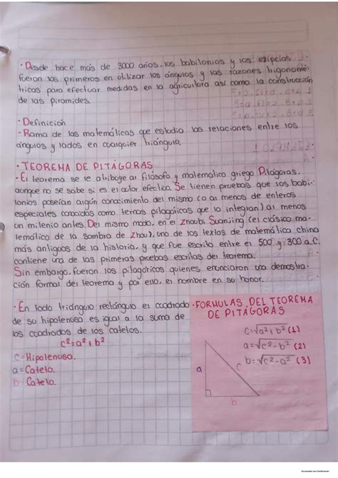 Solution Teorema De Pit Goras Trigonometr A Studypool