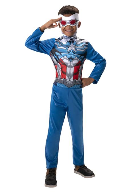 Captain America Falcon Boys Costume Superhero Costumes Kids