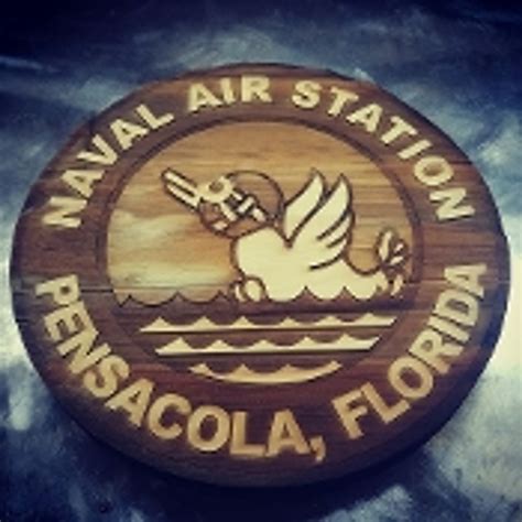 7 Wood Nas Pensacola Logo Metal Worx Inc