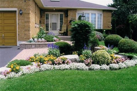 Image Result For Curb Appeal Garage In Front Shade Landscaping