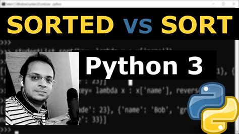 Sorted Vs Sort Python By Mystudy Youtube