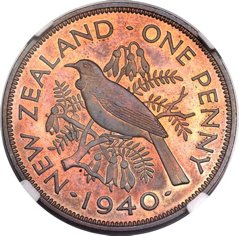 Penny 1940 Coin From New Zealand Online Coin Club