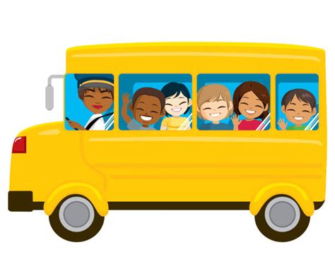 School Bus Kids Clip Art