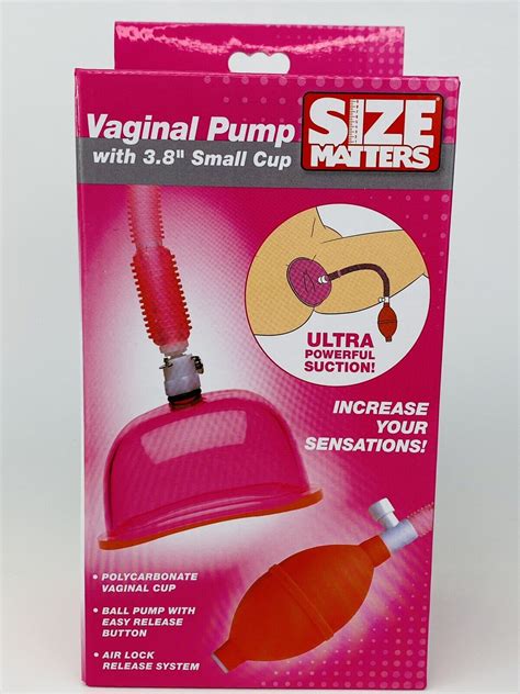 size matters small vaginal 3 8 inch pump suction cup attachment enlarger pink ebay