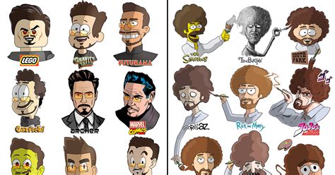 Artist Reimagines Celebs As Popular Cartoon Characters