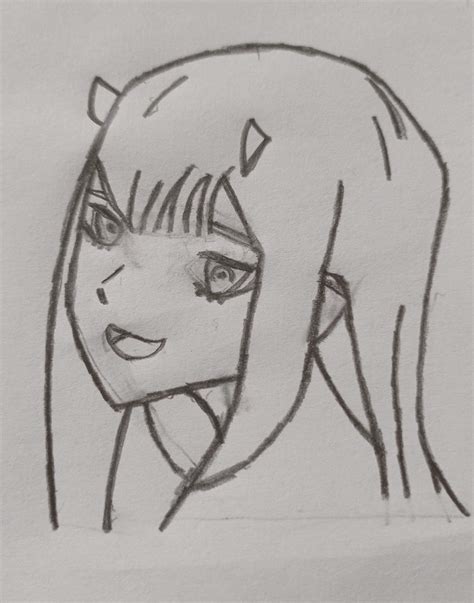 Zero Two Drawing Anime Amino