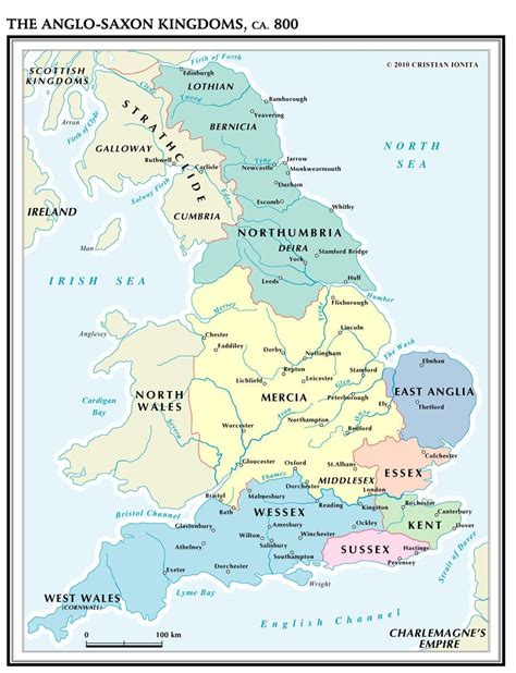 States, in part because england has always been the dominant political power among them. The Anglo-Saxon Kingdoms, Circa. 800 950x1239 : MapPorn