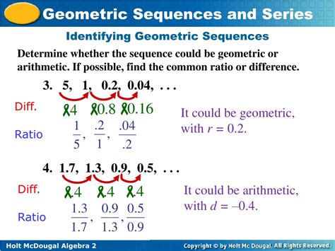 Ppt Geometric Sequences And Series Powerpoint Presentation Free