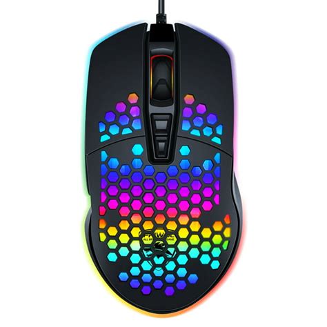 Lightweight Wired Gaming Mouse With 6 Buttons 6 Rgb Backlit