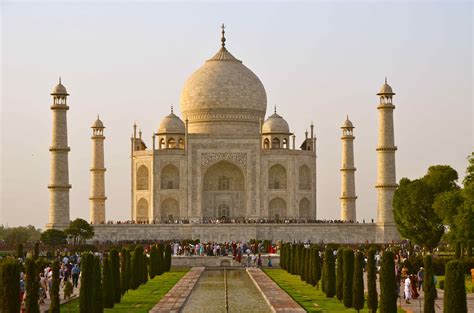 Taj Mahal El Más Bello Mausoleo Del Mundo Altum Con Texto Turístico