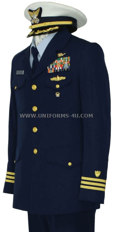 Us Coast Guard Male Officer Service Dress Blue Uniform Sdb