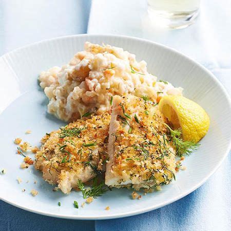Herb Crusted Cod With Cauliflower Mash Healthy Quick Easy Fish