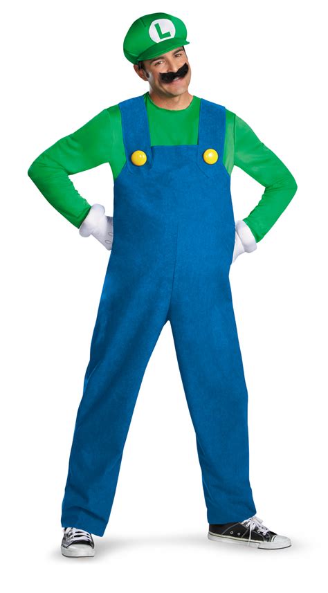 Super Mario Brothers Luigi Adult Costume