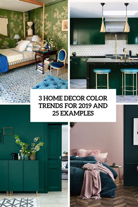 3 Home Decor Color Trends For 2019 And 25 Examples Digsdigs