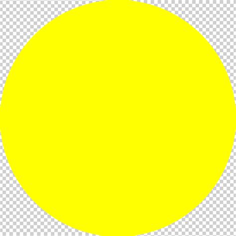 circulo amarelo png Fundo transparente grátis