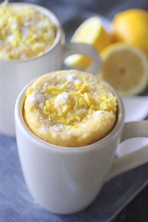 11 Easy Mug Cake Recipes That Make The Best Single Serving Desserts Lemon Mug Cake Mug