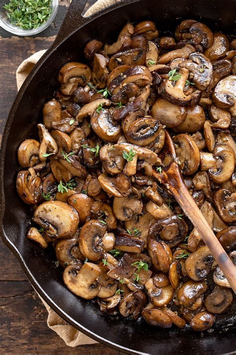 These Sauteed Mushrooms With Garlic And A Whisper Of Thyme Are