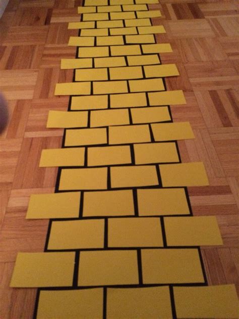 Yellow Brick Road Cheap And Easy Wizard Of Oz Brick Road Yellow