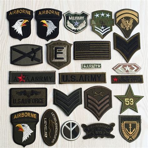 Usd238 Embroidery Us Army Patch Iron On 3d Airborne Tactical Emblem