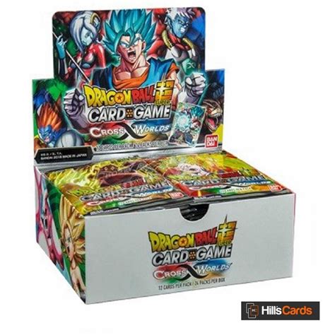 Dragon ball super card game draft box 01. Dragon Ball Super Card Game Cross Worlds Sealed Booster Box of 24 Packs -B03 Z - Trading Card ...