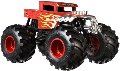 Hot Wheels Monster Trucks 124 Scale Bone Shaker Truck Play Vehicle