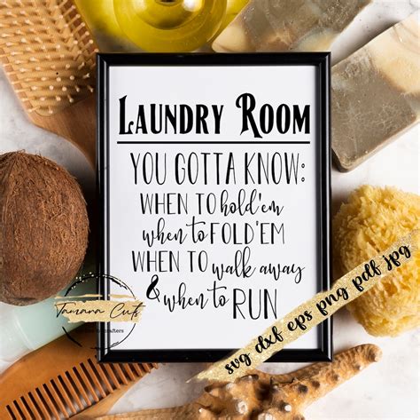 Laundry Room Svg Files Laundry Room Sign Printable Laundry Room Rules