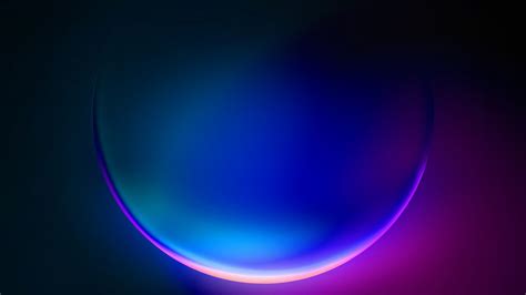 Blue Purple Bubble Glow Windows 11 4k Hd Abstract Wallpapers Hd