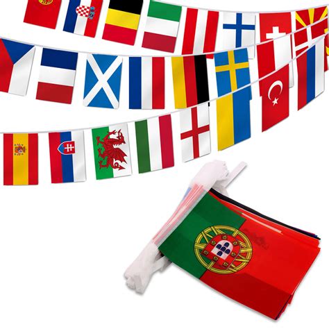 Anley 100 Countries String Flag International Bunting Pennant Banner