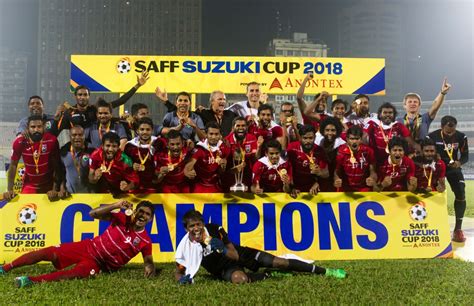 maldives wins saff suzuki cup 2018 the edition