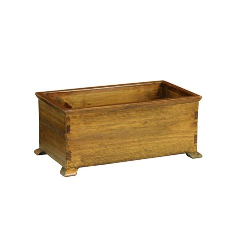 Antique Revival Asian Wood Planter Box And Reviews Wayfair
