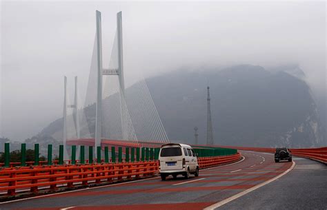 Worlds Highest Bridge Opens To Traffic In Southwest China