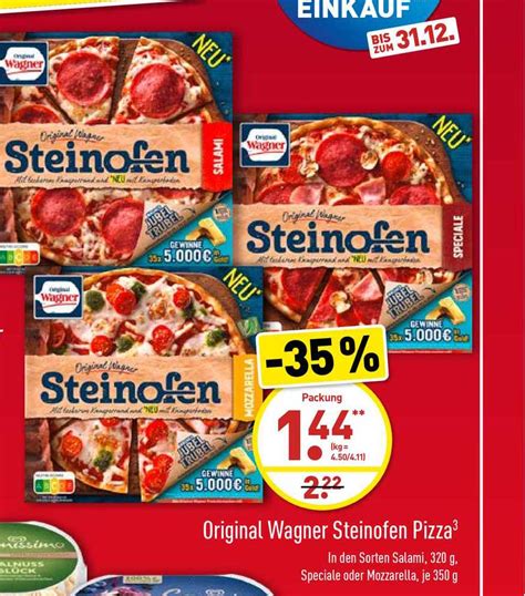 Original Wagner Steinofen Pizza Angebot Bei Aldi Nord