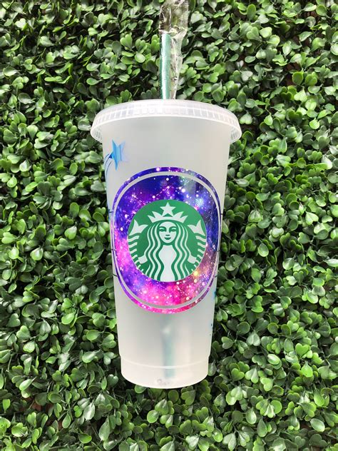Galaxy Starbucks Cupreuseable Starbucks Cuppersonalized Cup Etsy