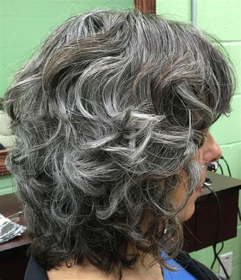 Having naturally curly hair comes with a ton of advantages. 65 Gorgeous Gray Hair Styles | Gray hair highlights, Grey ...