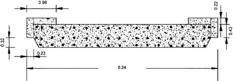 Typical Cross Section Of The Reinforced Concrete Continuous Slab