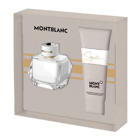 Mont Blanc Signature Eau De Parfum 50ml And Perfumed Body Lotion 100ml