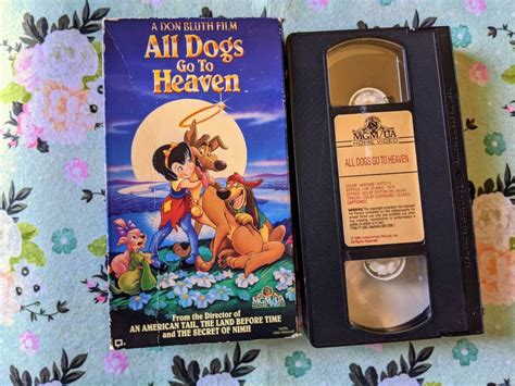 All Dogs Go To Heaven Vintage Vhs Movie Don Bluth Etsy